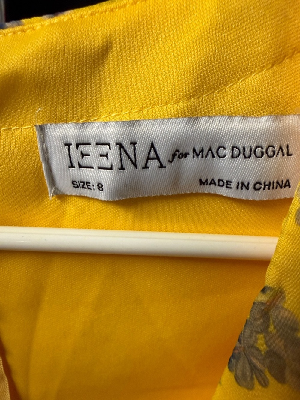 Ieena Mac Duggal Chiffon Mini Dress | NWT | Sz 8 - Picture 8 of 10